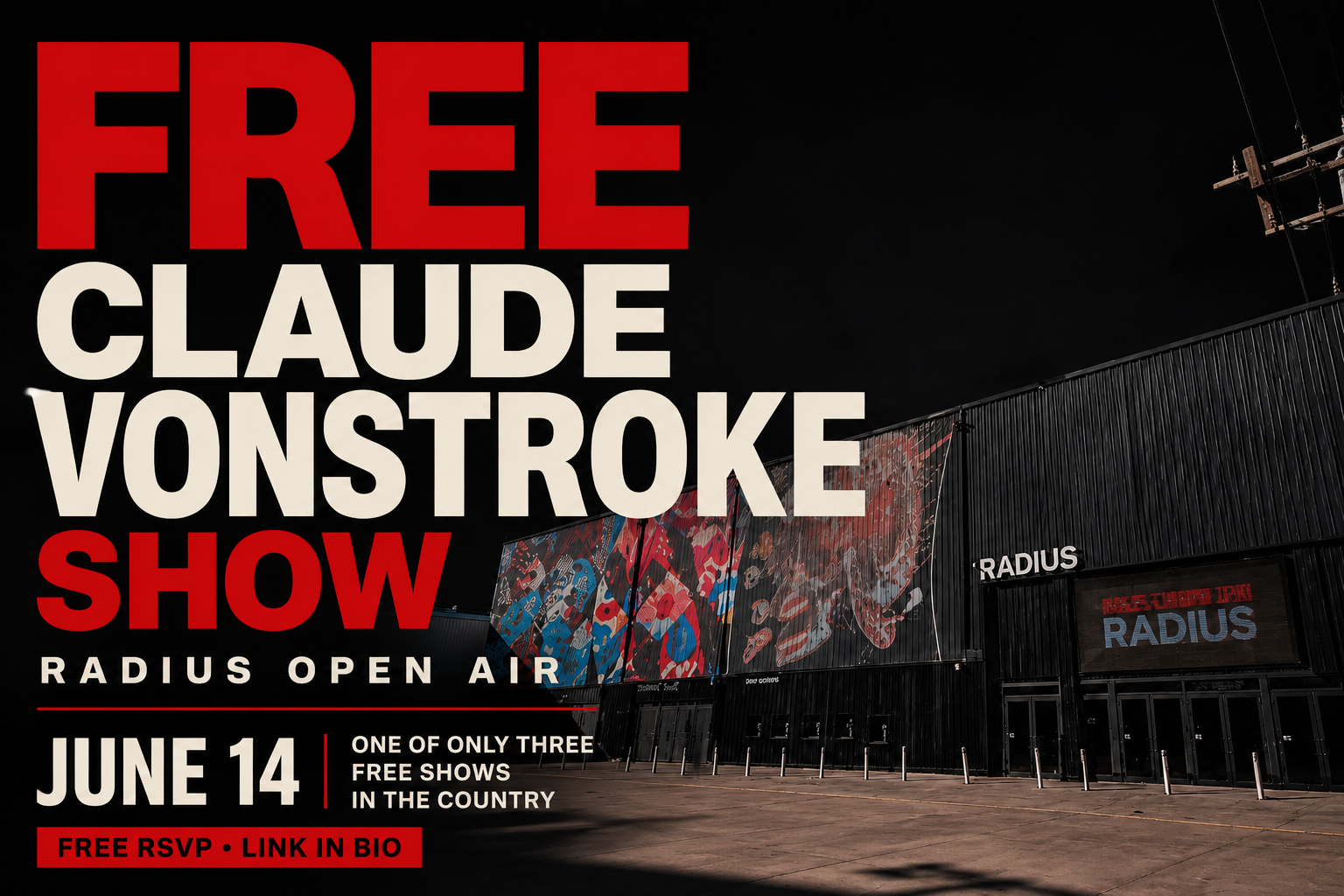 Free Claude VonStroke Show Coming to Radius Open-Air
